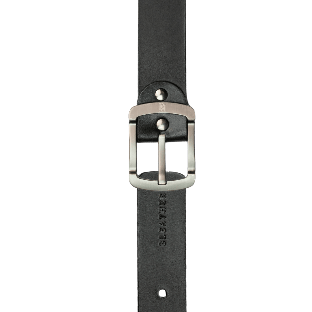 C97SL: Ceinture Homme - Cuir Noir - Bleather Maroc