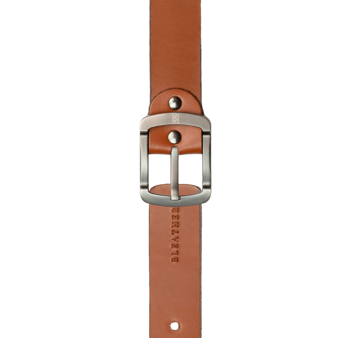 C97SL: Ceinture Homme - Cuir Tabac - Bleather Maroc