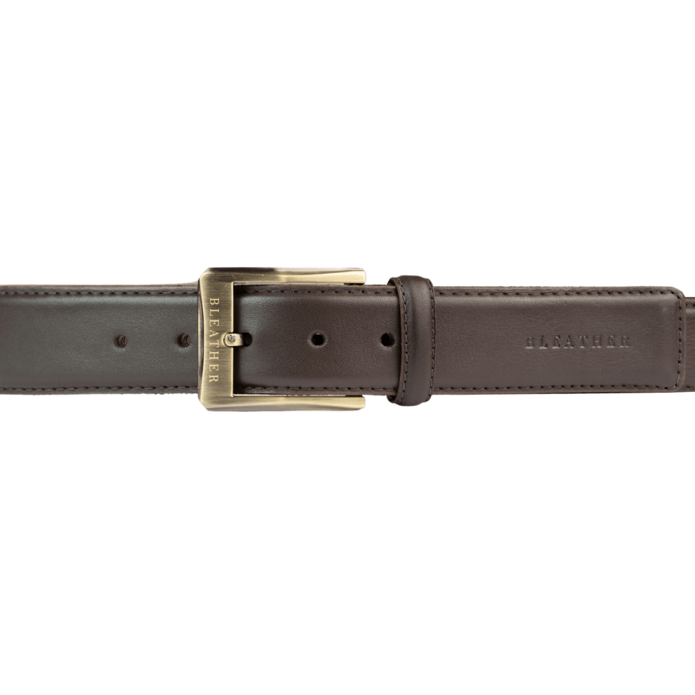 C99BR: Ceinture Homme - Cuir Marron Bronze - Bleather Maroc