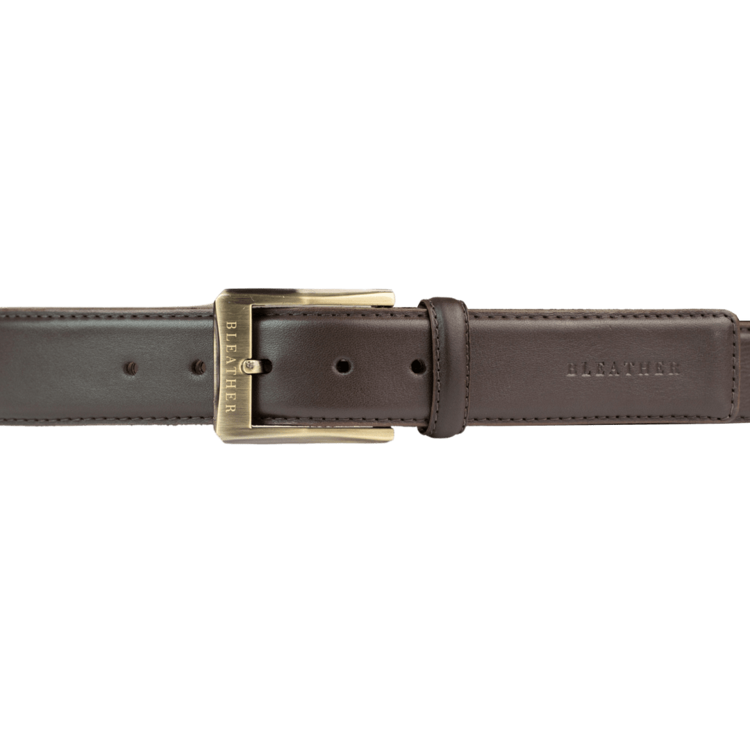 C99BR: Ceinture Homme - Cuir Marron Bronze - Bleather Maroc