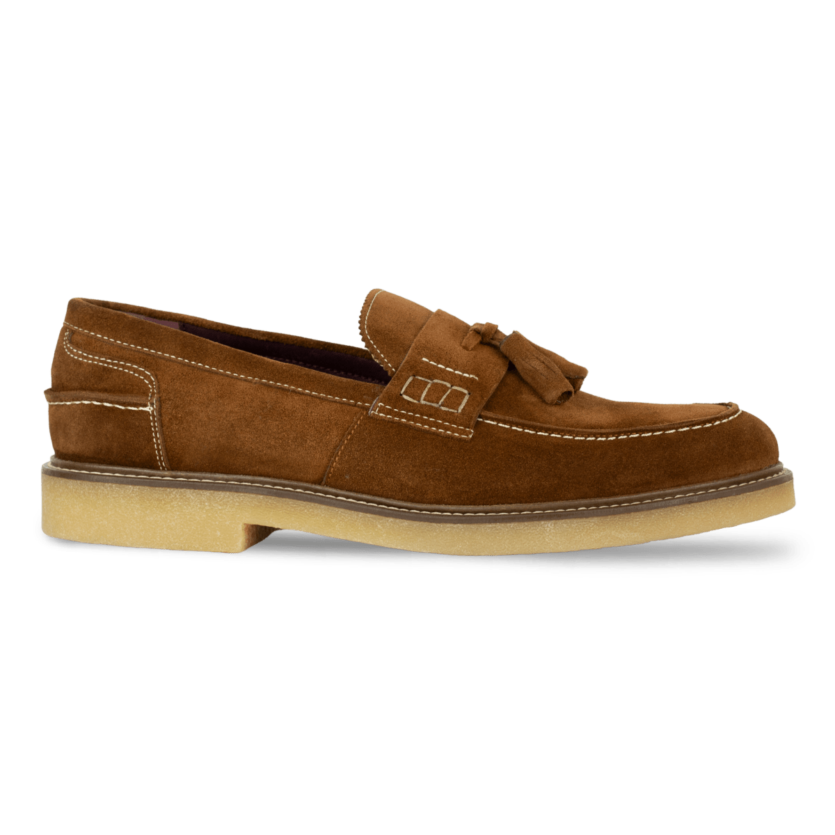 Mocassins homme en daim marron Cambridge