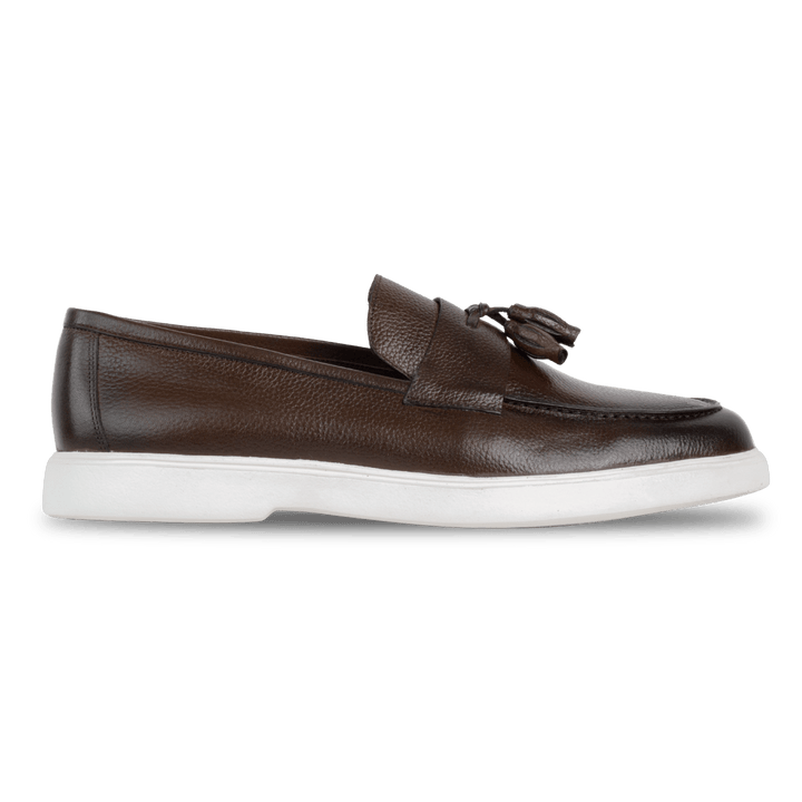 Carvo : Mocassin Homme - Cuir Marron - Bleather Maroc
