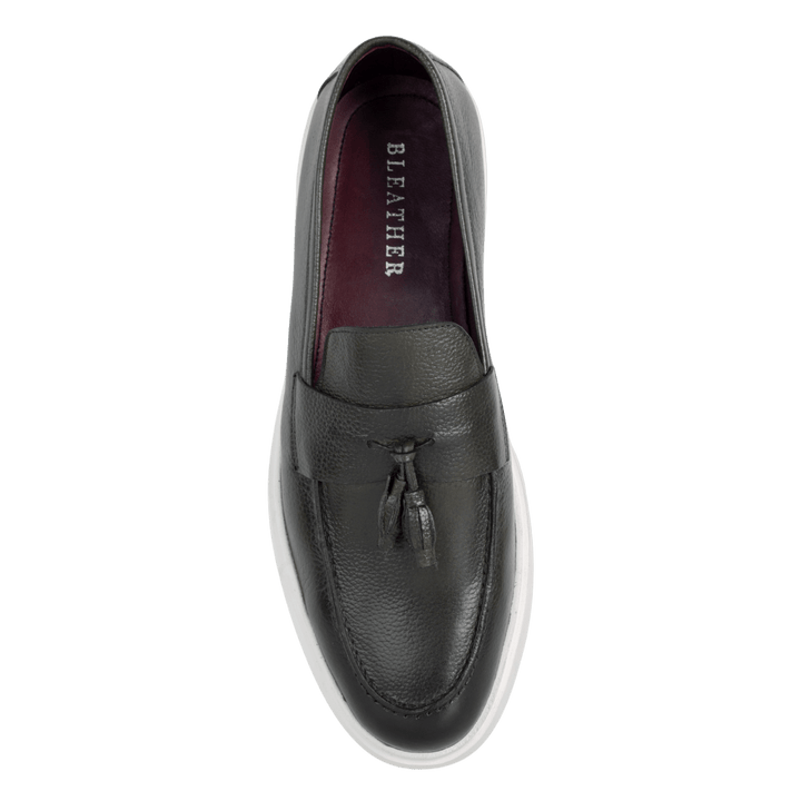 Carvo : Mocassin Homme - Cuir Vert - Bleather Maroc