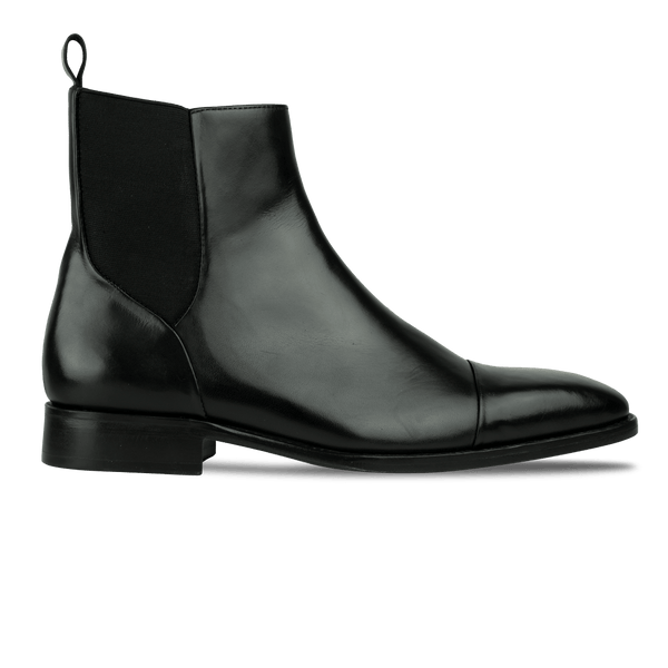 Cavan: Chelsea Boots Homme - Cuir Noir