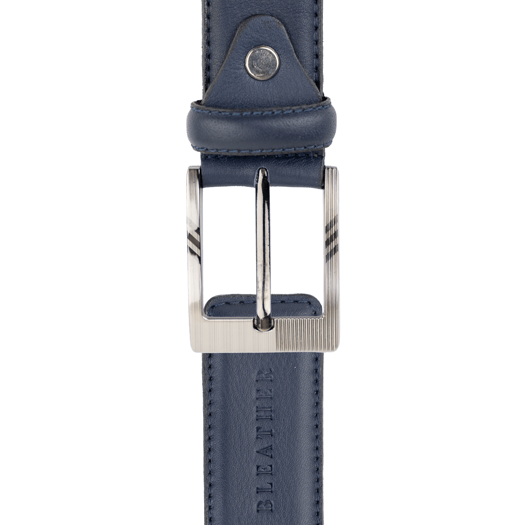 Ceinture: C52 bleu - Bleather Maroc