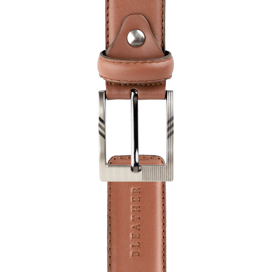 Ceinture: C52 Cognac - Bleather Maroc