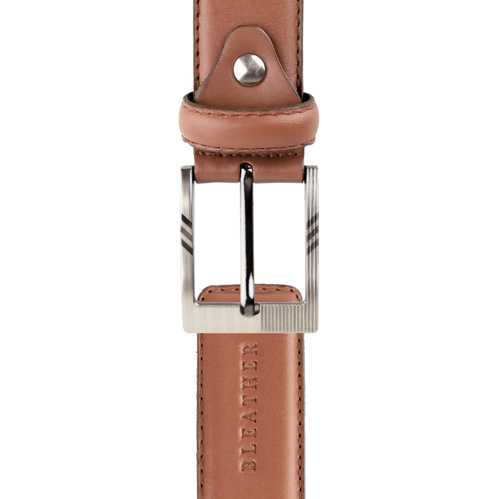 Ceinture: C52 Cognac - Bleather Maroc