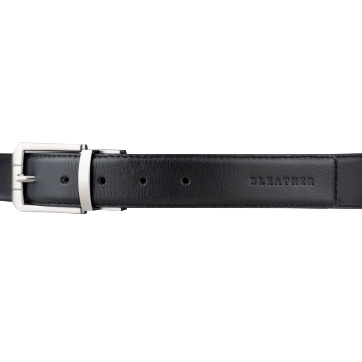 Ceinture: C64 Double Face Noir/Marron - Bleather Maroc