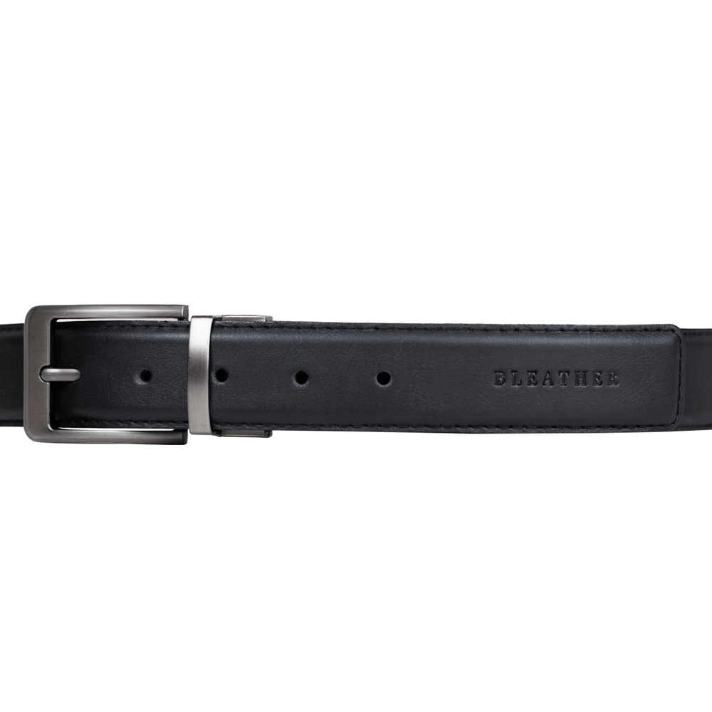 Ceinture: C66 Double Face Noir/Cognac - Bleather Maroc