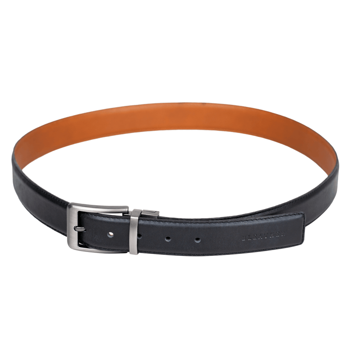 Ceinture: C66 Double Face Noir/Cognac - Bleather Maroc