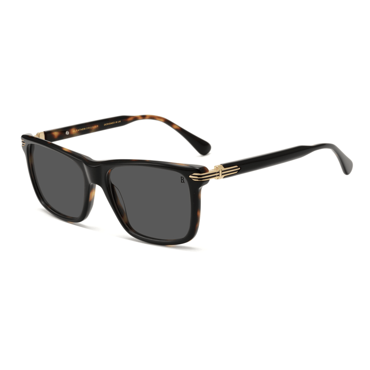 Cereus: Lunettes de soleil de luxe Havane - Bleather Maroc