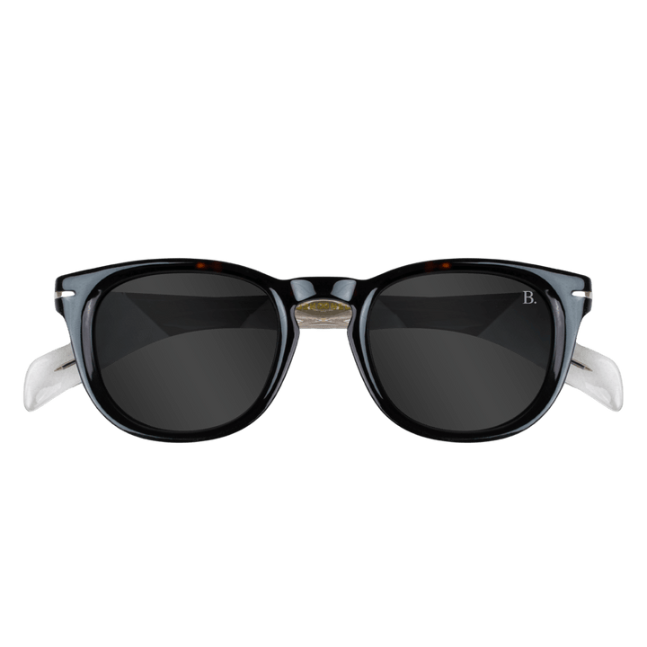 Clover: Lunettes de soleil de luxe Havane trans - Bleather Maroc
