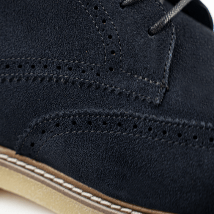Columb: Bottes Homme - Crêpe Bleu - Bleather Maroc
