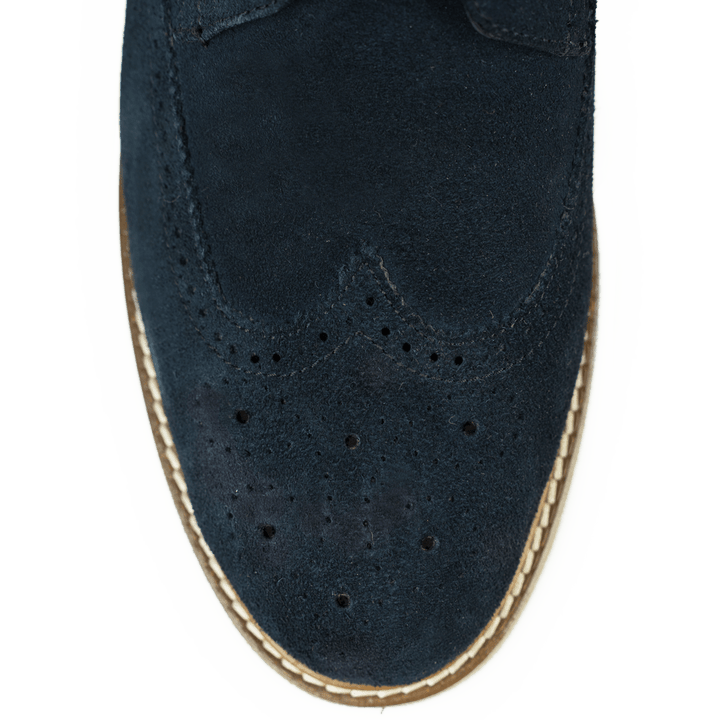 Columb: Bottes Homme - Crêpe Bleu - Bleather Maroc