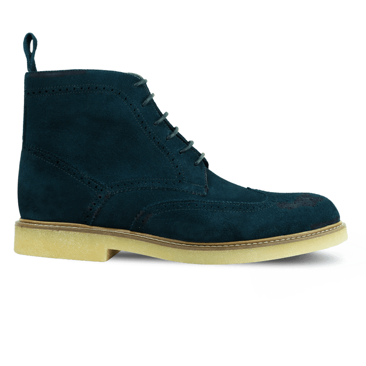 Columb: Bottes Homme - Crêpe Bleu - Bleather Maroc