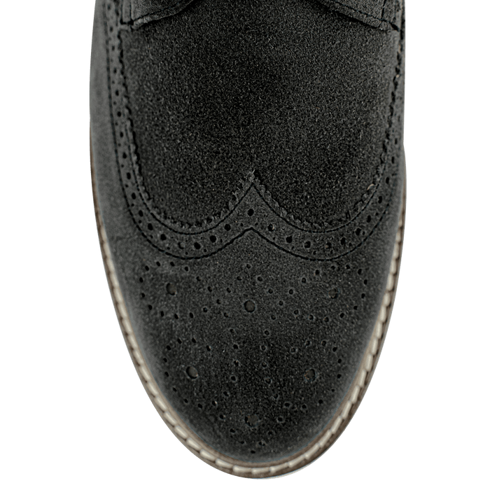 Columb: Bottes Homme - Daim Gris - Bleather Maroc