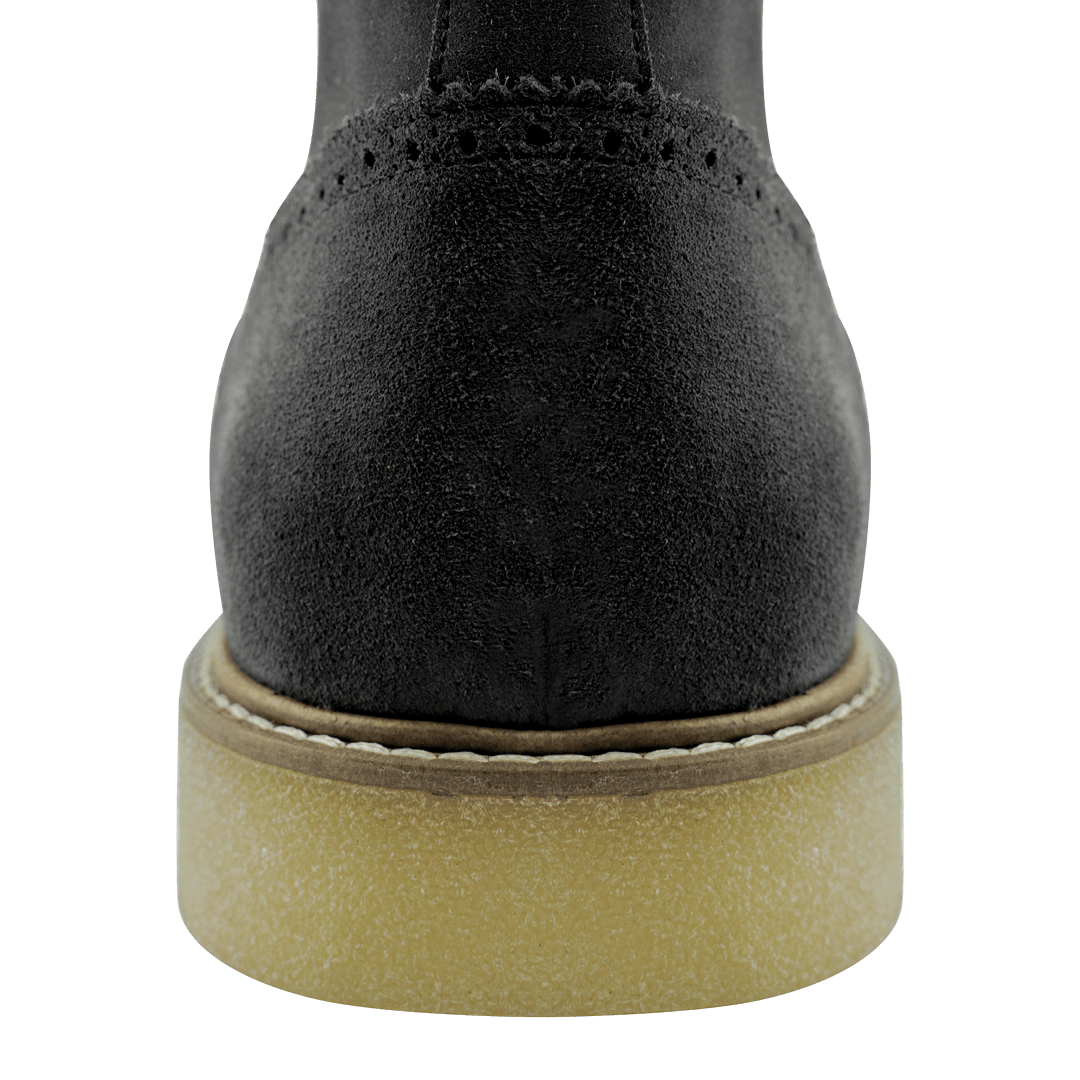 Columb: Bottes Homme - Daim Gris - Bleather Maroc