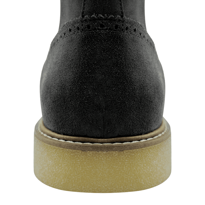 Columb: Bottes Homme - Daim Gris - Bleather Maroc