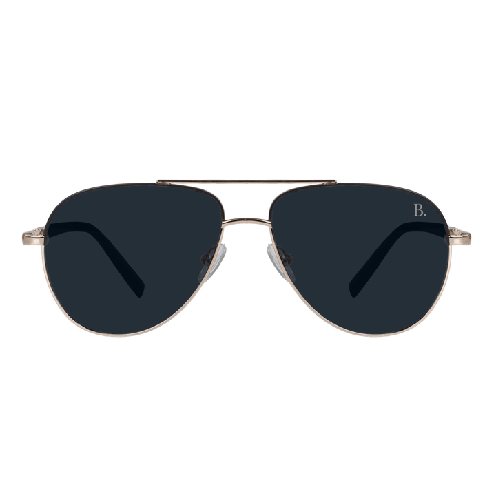 COMET'S: Lunettes de soleil de luxe Gold - Bleather Maroc