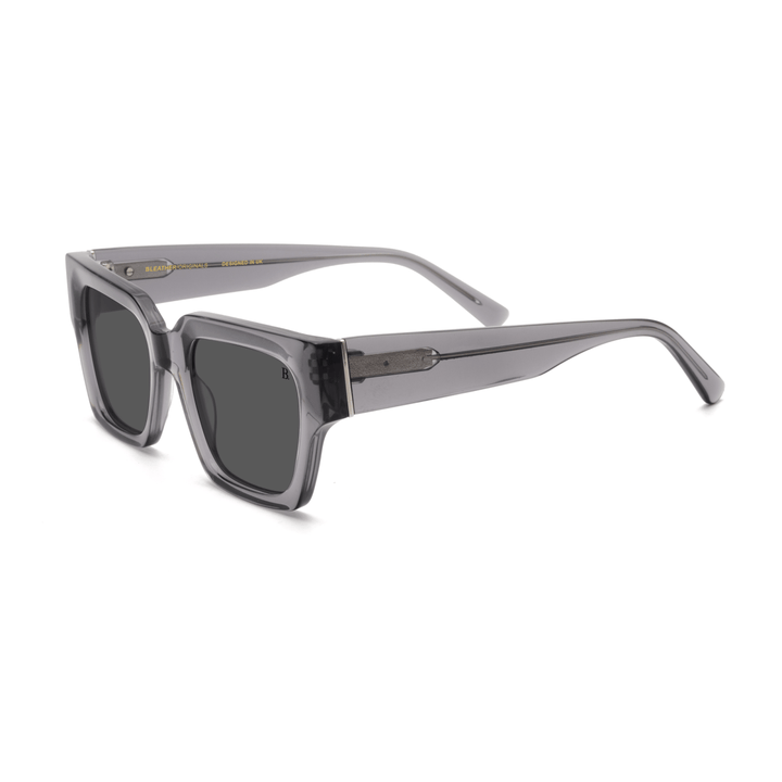 Cosmos: Lunettes de soleil de luxe Gris transparent - Bleather Maroc