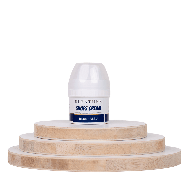 Crème auto - lustrante: Bleu - 60ml - Bleather Maroc