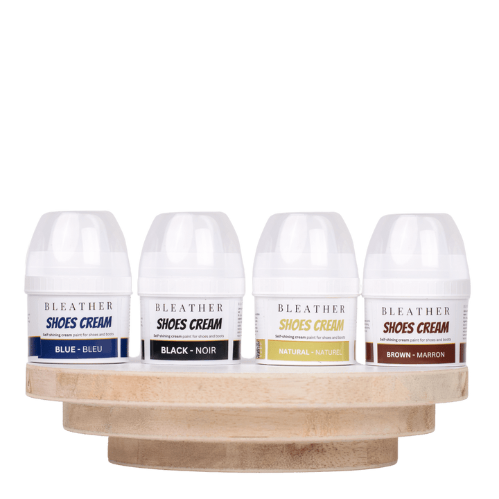 Crème auto - lustrante: Bleu - 60ml - Bleather Maroc