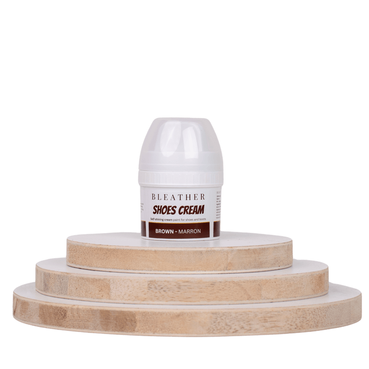 Crème auto - lustrante: Marron - 60ml - Bleather Maroc