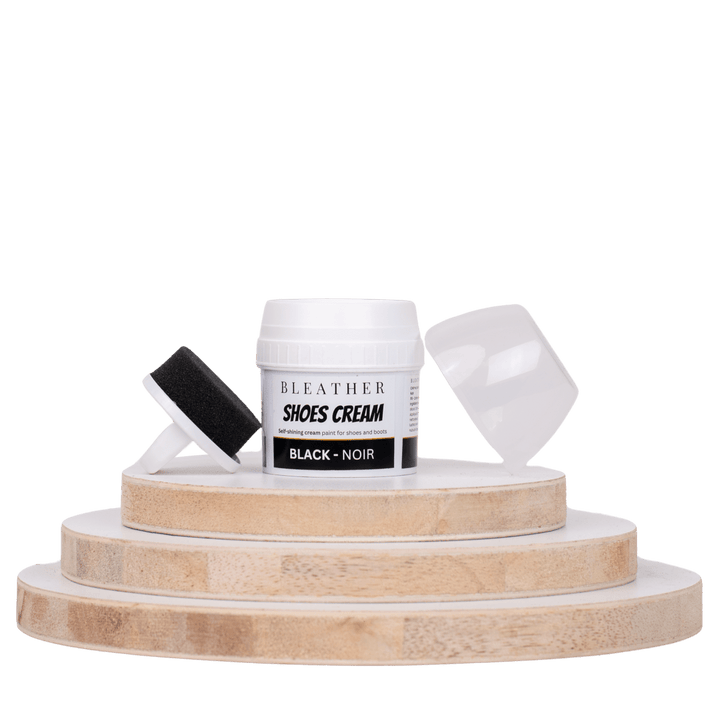 Crème auto - lustrante: Noir - 60ml - Bleather Maroc