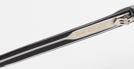 Crown: Lunettes de soleil de luxe Marron Fume - Bleather Maroc