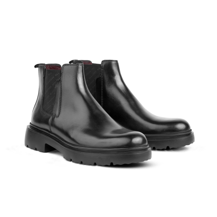 Dean: Chelsea Boots Homme - Cuir Noir - Bleather Maroc