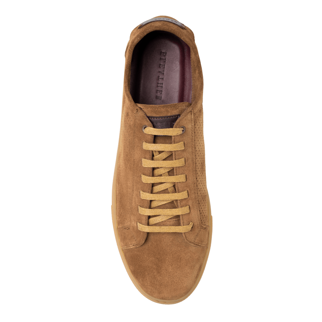 Denis : Sneakers Homme - Daim Tabac - Bleather Maroc