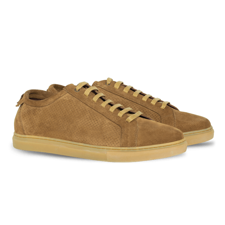 Denis : Sneakers Homme - Daim Tabac - Bleather Maroc