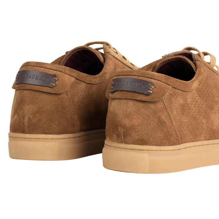 Denis : Sneakers Homme - Daim Tabac - Bleather Maroc