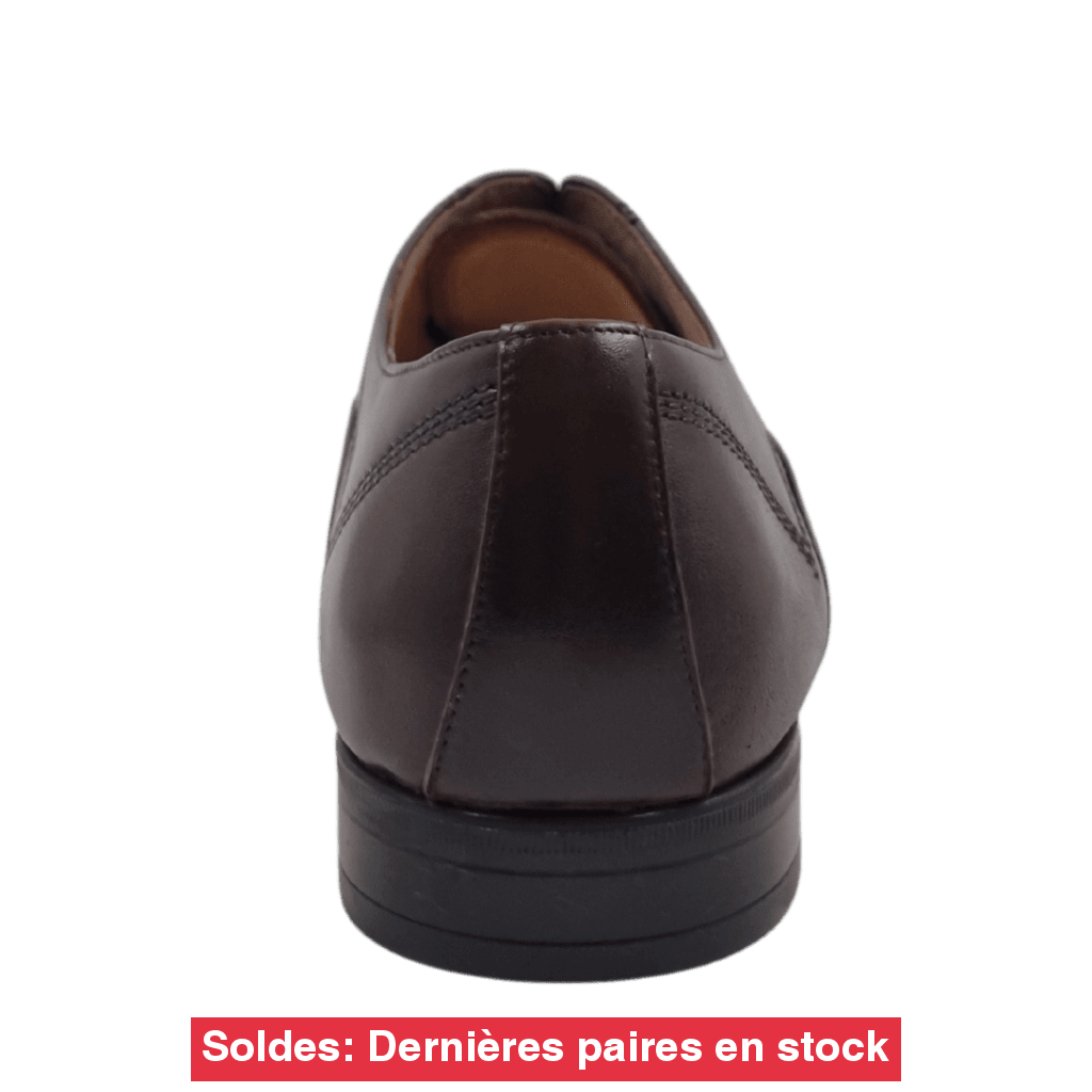 Digby: Derby Homme - Cuir Marron - Bleather Maroc