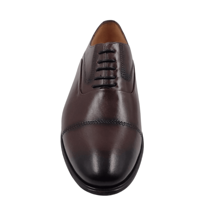 Digby: Derby Homme - Cuir Marron - Bleather Maroc