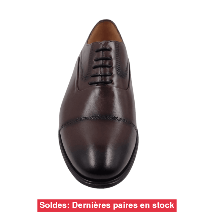 Digby: Derby Homme - Cuir Marron - Bleather Maroc