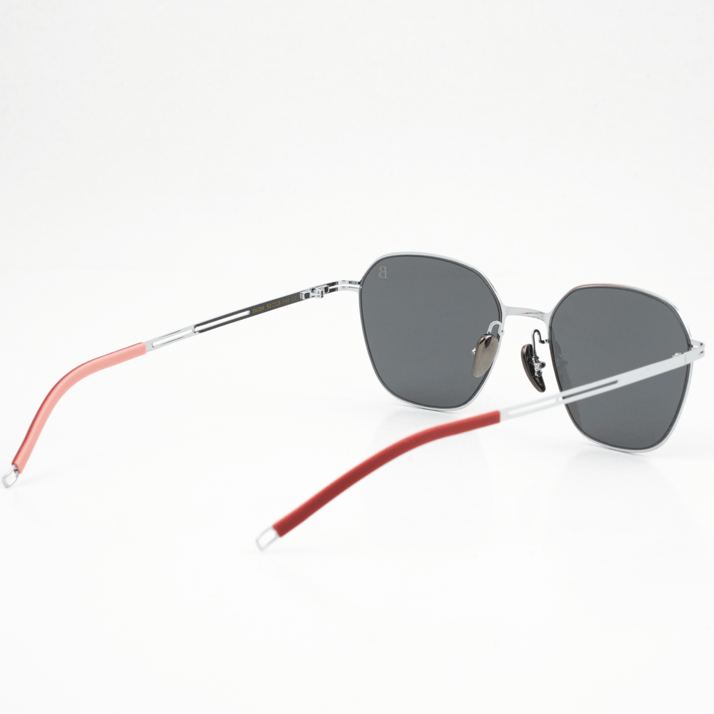Dusk: Lunettes de soleil de luxe Argente - Bleather Maroc