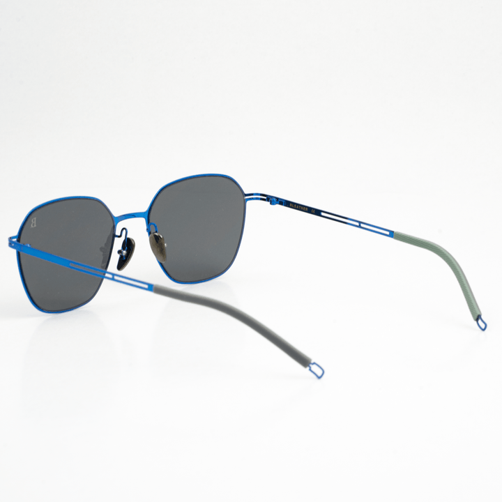 Dusk: Lunettes de soleil de luxe Bleu - Bleather Maroc