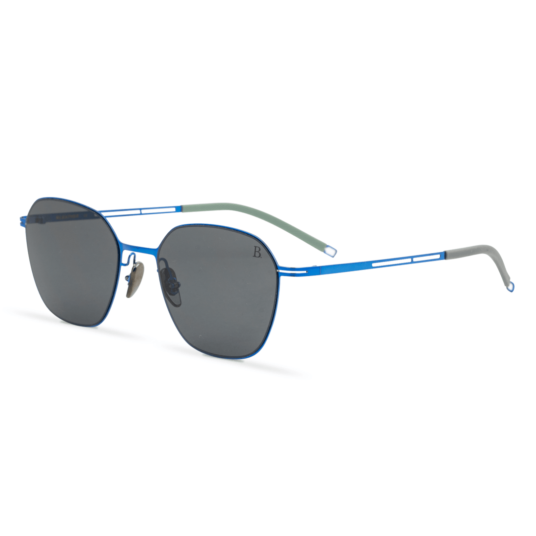 Dusk: Lunettes de soleil de luxe Bleu - Bleather Maroc