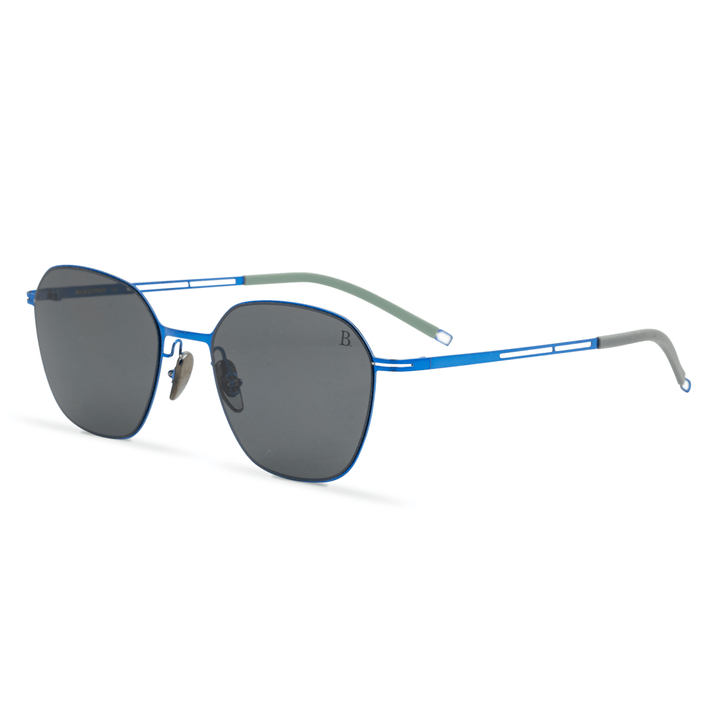 Dusk: Lunettes de soleil de luxe Bleu - Bleather Maroc