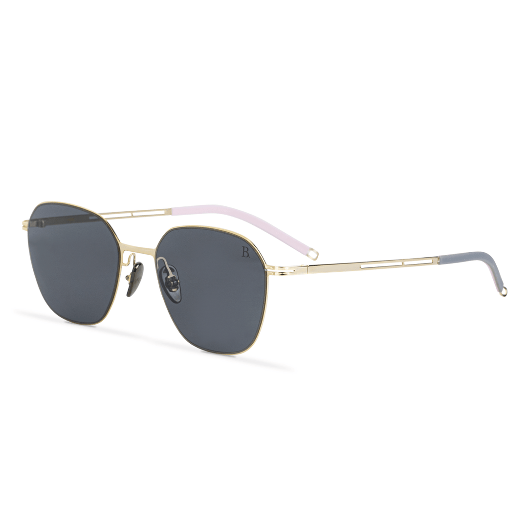 Dusk: Lunettes de soleil de luxe Doré - Bleather Maroc
