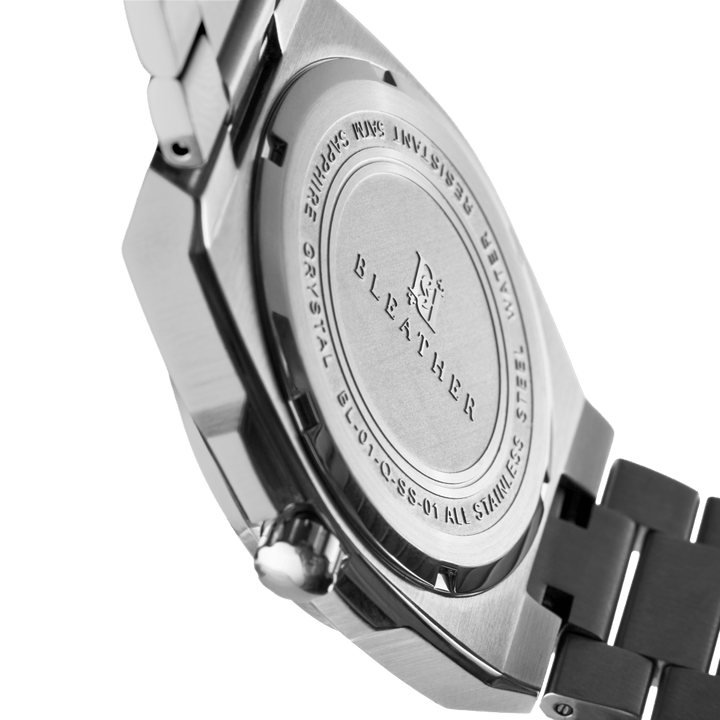 Earl: Montre Quartz Homme – Acier Argenté - Bleather Maroc