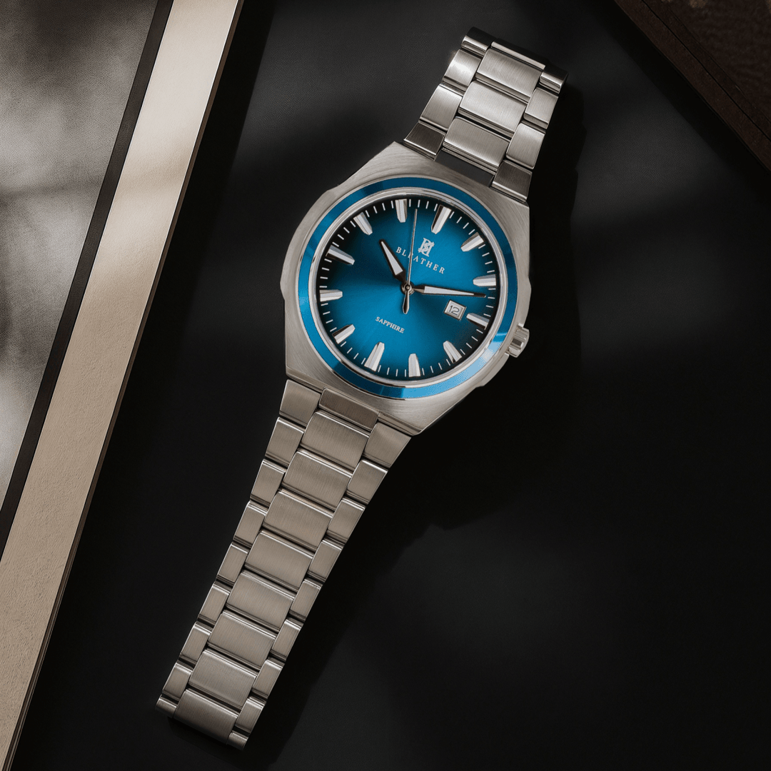 Earl: Montre Quartz Homme – Acier Argenté - Bleather Maroc