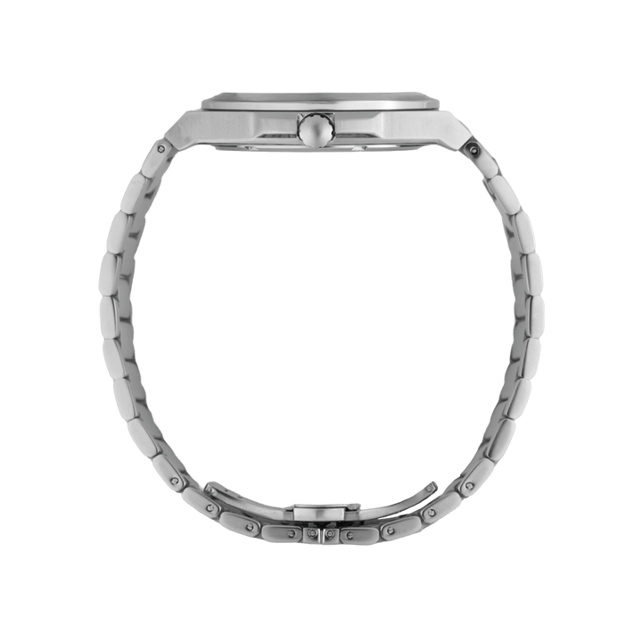 Earl: Montre Quartz Homme – Acier Argenté - Bleather Maroc