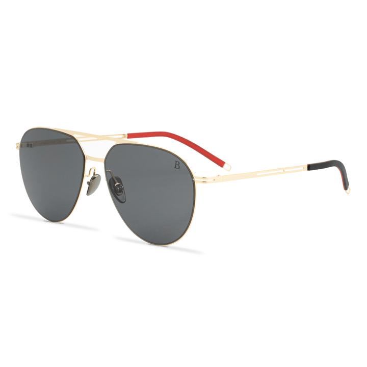 Eden: Lunettes de soleil de luxe Doré - Bleather Maroc