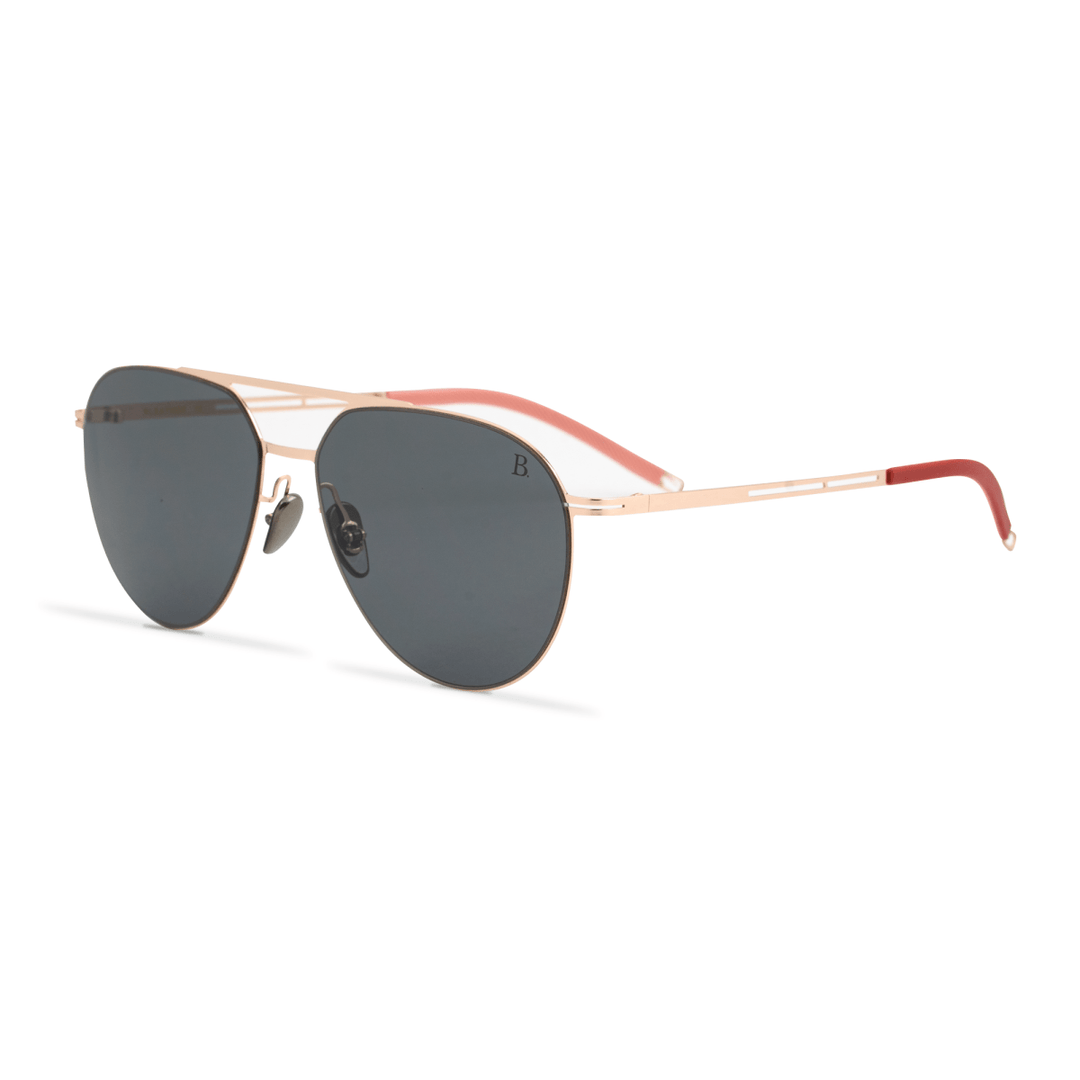 Eden: Lunettes de soleil de luxe Rose Doré - Bleather Maroc