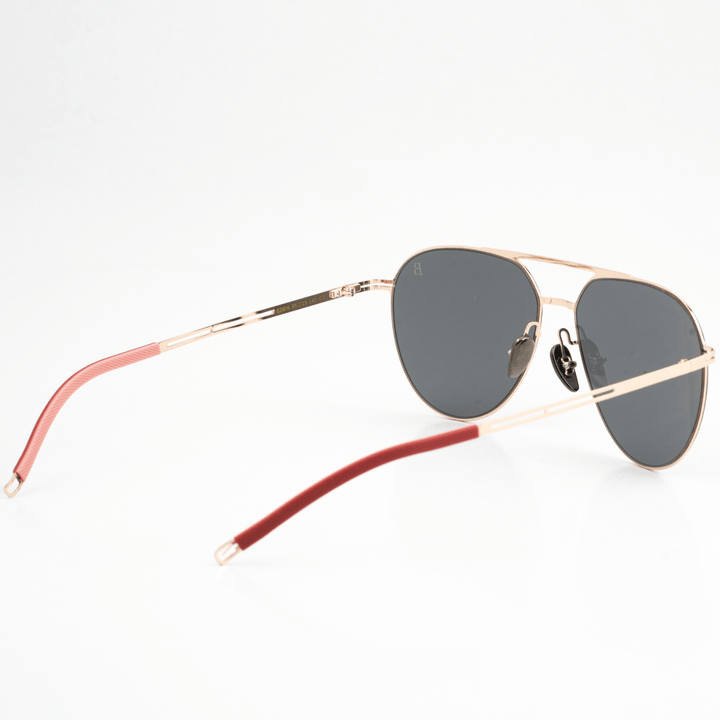 Eden: Lunettes de soleil de luxe Rose Doré - Bleather Maroc