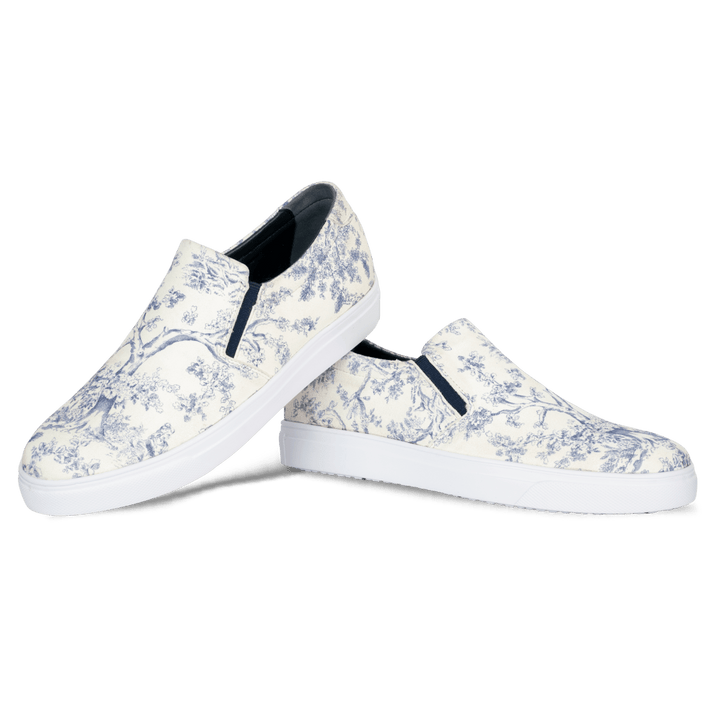 Edmund: Sneakers Homme - Blanc - Bleather Maroc