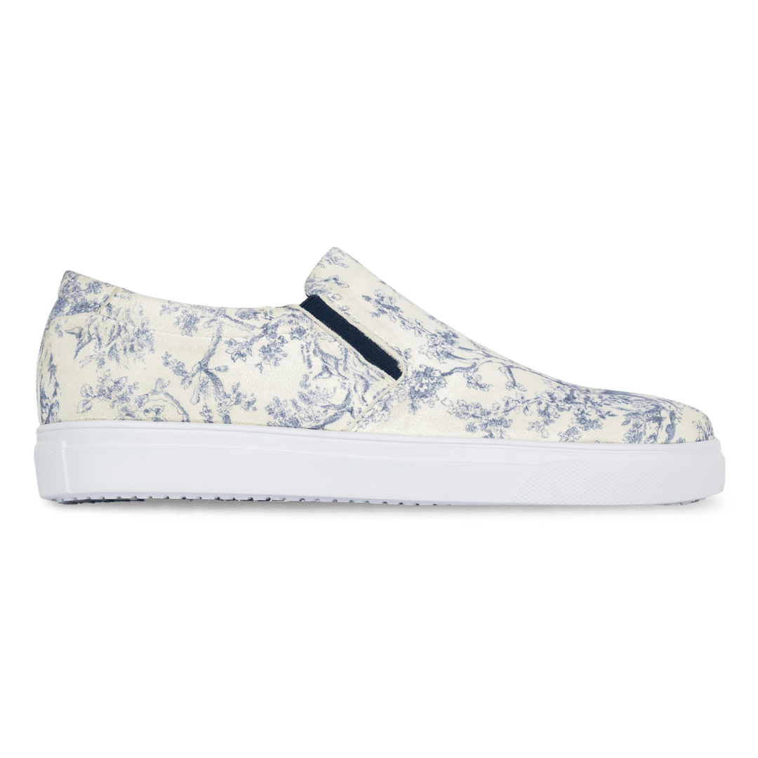 Edmund: Sneakers Homme - Blanc - Bleather Maroc