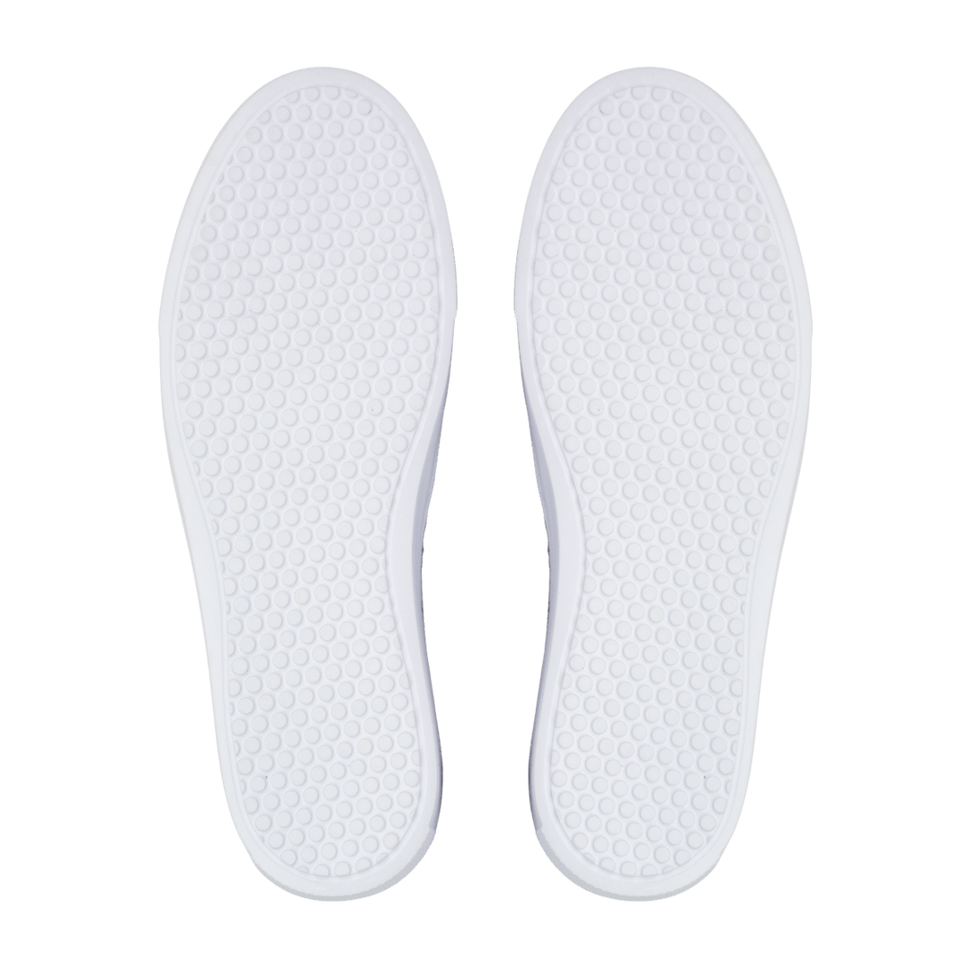 Edmund: Sneakers Homme - Blanc - Bleather Maroc